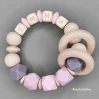 Baby - Greifring, personalisiert mit Namen