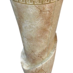Schöne, dekorative Vase mit griechischem Muster. 65 cm.