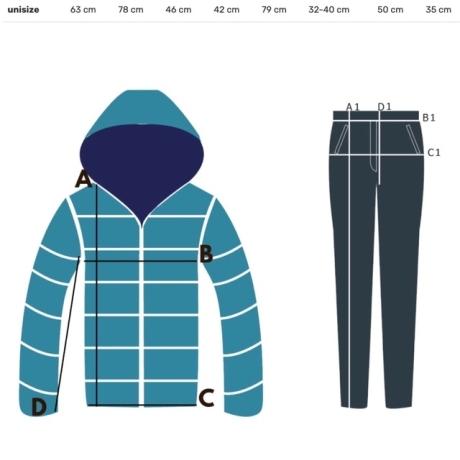 Oversized Jogginganzug / Jogger Puder | Einheitsgröße (M - 4XL)