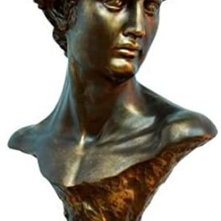 Eine wunderschöne Büste von David. 67 cm.