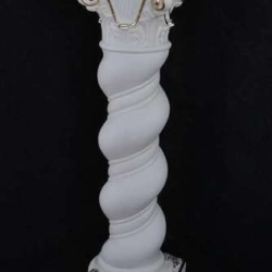 Schöne, hohe, gedrehte griechische Säule. 100 cm.