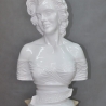 Büste von Marilyn Monroe. Schöne Dekoration. 66 cm.