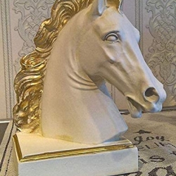 Figur eines Pferdekopfes. 19 cm.