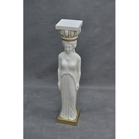 Schöne Säule in Form einer Frau. 98 cm.