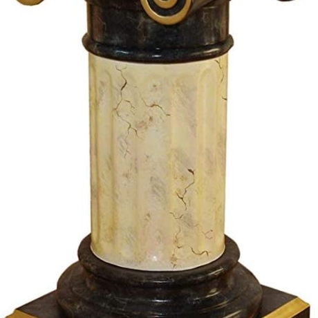 Wunderschön bemalte griechische Säule. 61 cm.