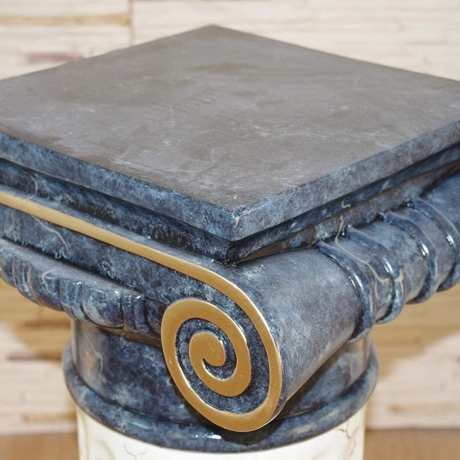 Wunderschön bemalte griechische Säule. 61 cm.