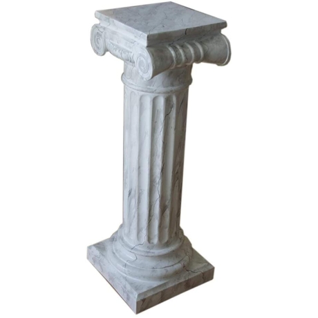 Eine schöne, hohe griechische Säule. 100 cm.