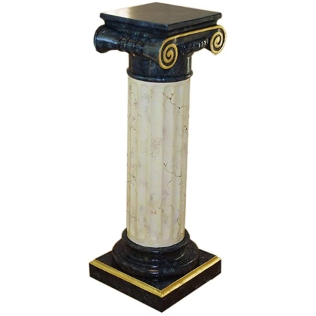 Eine schöne, hohe griechische Säule. 100 cm.