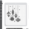 Christmas balls Plotterdatei SVG DXF FCM