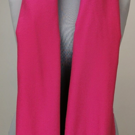 Damen-Herren-Kaschmir-Schal mit Fransen, 200x75, pink