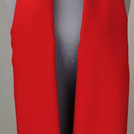 Damen-Herren-Kaschmir-Schal mit Fransen, 200x75, rot