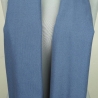 Damen-Herren-Kaschmir-Schal mit Fransen, 200x75, jeansblau