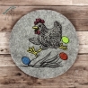 Einzeldatei Huhn 01 - Größe: 6.70 x 7.27 cm