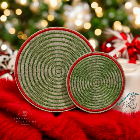 SET - Untersetzer Motiv 01 – 4 Größen: 98 – 120 – 136 – 196 mm