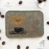 Kaffeeherz MugRug - 17.91x12.31 cm