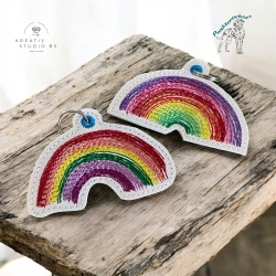 ITH  - 2  verschiedene Regenbogen Anhänger 