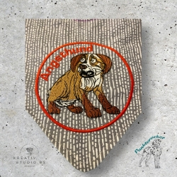 Patch Angsthund_02 - 9.86x9.86 cm