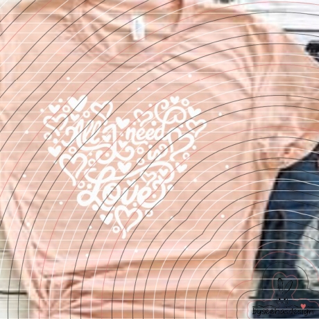 All I need is Love Plotterdatei SVG DXF 