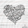 All You need is Love Plotterdatei SVG DXF