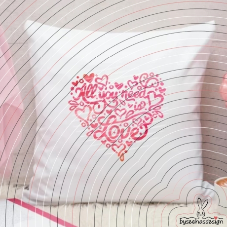 All You need is Love Plotterdatei SVG DXF