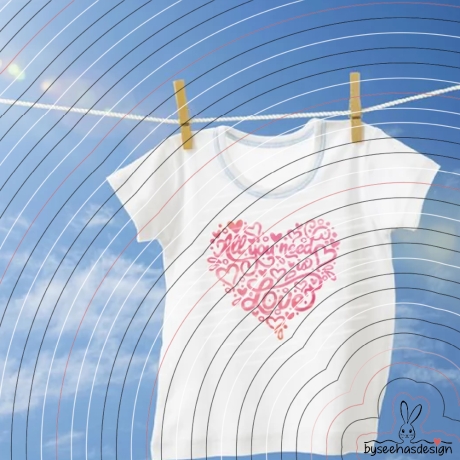 All You need is Love Plotterdatei SVG DXF