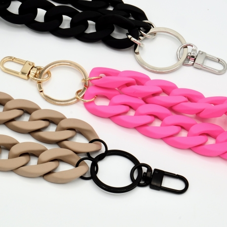Schlüsselanhänger mit Karabiner Bunt