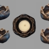 Teelichthalter Lotusblume