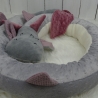 Bettschlange Drache, Puckschnecke, Bettrolle, Wickeltischrolle