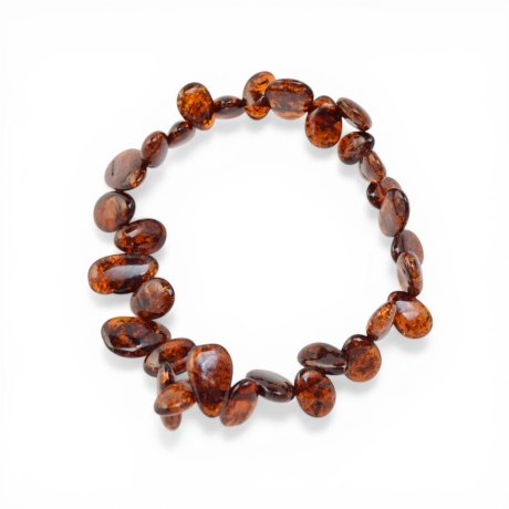 Baltischer Bernstein Armband – Natürliches Boho Armband