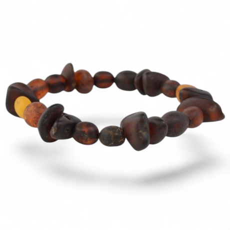 Roh Baltischer Bernstein Armband – Geschenk für Ehefrau