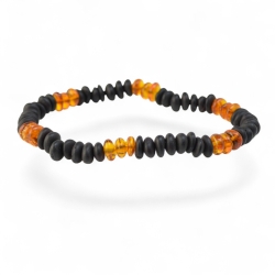 Armband aus baltischem Bernstein für Herren
