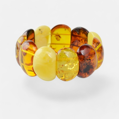Baltischer Bernstein Armband – Elegantes Bernstein Highlight