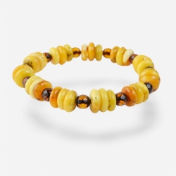 Baltischer Bernstein Armband – Natürliches Bernstein Highlight