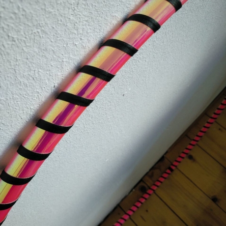 Dancehoop 'Black Lollipop', Polyprö 19 mm, Ø 90 cm