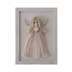 Schutzengel Makramee Engel