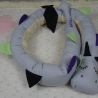Bettschlange Drache, Puckschnecke, Bettrolle, Wickeltischrolle