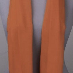 Sommer-Seidenschal 150 g leicht, aprikot, 180 x 95 cm, neu