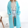 Oversize Strickmantel lange Strickjacke Cardigan Strickweste S-XL