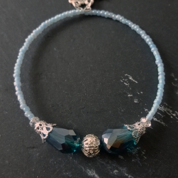 Memorywire Armreif BLUE QUEEN