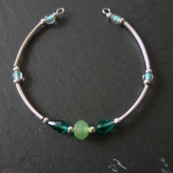 Memorywire Armreif PRINCESS GREEN