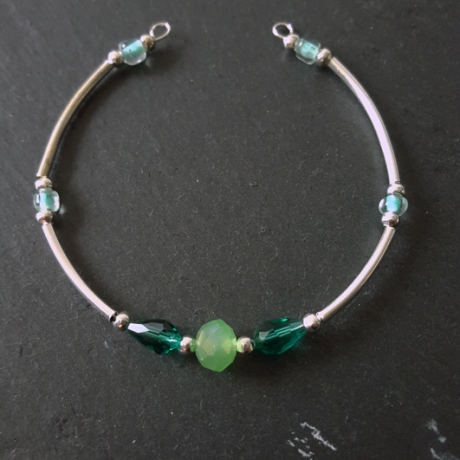 Memorywire Armreif PRINCESS GREEN