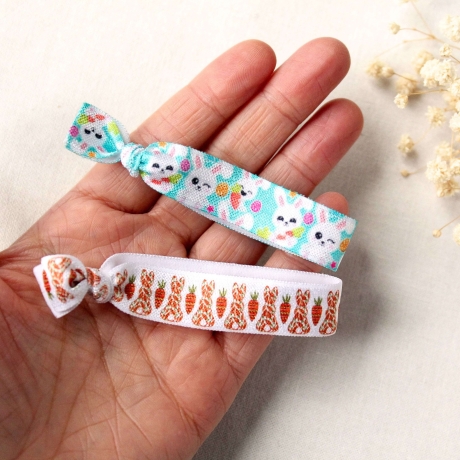 Armband im Osterdesign – Elastisches Stoffarmband