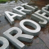 Buchstaben aus BETON 24 cm Gestaltung indoor outdoor frostsicher