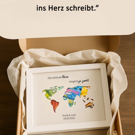 Hochzeitsgeschenk personalisiert Geldgeschenk Hochzeit Brautpaar 