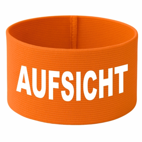 gummielastische Armbinde 10 cm bedruckt mit AUFSICHT