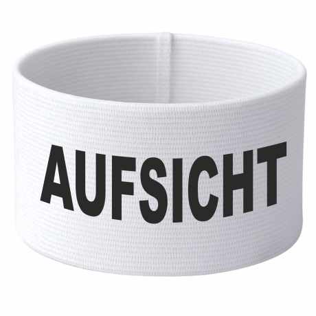 gummielastische Armbinde 10 cm bedruckt mit AUFSICHT