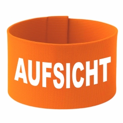 Klett-Armbinde 10 cm Höhe bedruckt mit AUFSICHT