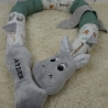 Bettschlange Drache, Puckschnecke, Bettrolle, Wickeltischrolle