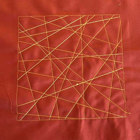 6x Füllmuster Linien neutral geometrisch Redwork Stickdatei