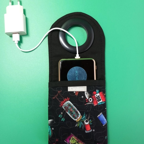 1 Handy Ladetasche Modell Fantasie Vogel